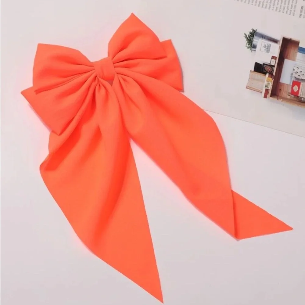 SHEIN | Orange Bowknot Bow